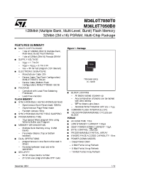 Datasheet M36L0T7050T0ZAQE manufacturer STMicroelectronics