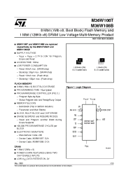 Datasheet M36W108 manufacturer STMicroelectronics
