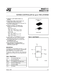 Datasheet M40Z100MH1 manufacturer STMicroelectronics