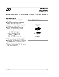 Datasheet M40Z111MH1 manufacturer STMicroelectronics