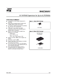 Datasheet M40Z300AVMH1E manufacturer STMicroelectronics
