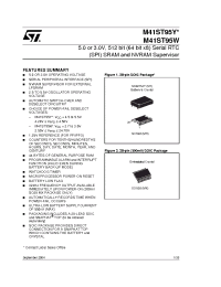 Datasheet M41ST95YMH6F manufacturer STMicroelectronics