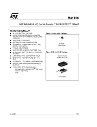 Datasheet M41T56MH6F manufacturer STMicroelectronics