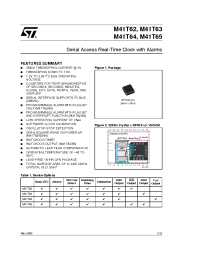Datasheet M41T62 manufacturer STMicroelectronics