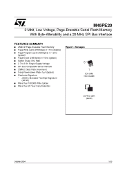 Datasheet M45PE20-VMP6 manufacturer STMicroelectronics