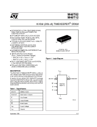 Datasheet M48T02-150PC1 manufacturer STMicroelectronics