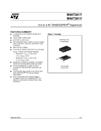 Datasheet M48T201Y-85MH1 manufacturer STMicroelectronics