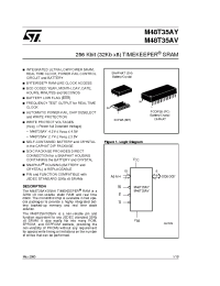 Datasheet M48T35AY-70MH1 manufacturer STMicroelectronics