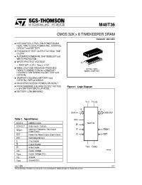 Datasheet M48T36 manufacturer STMicroelectronics