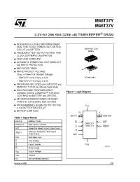 Datasheet M48T37Y-10MH1TR manufacturer STMicroelectronics