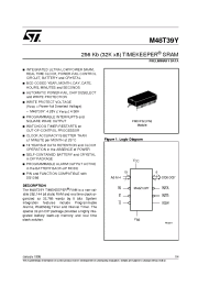 Datasheet M48T39Y manufacturer STMicroelectronics