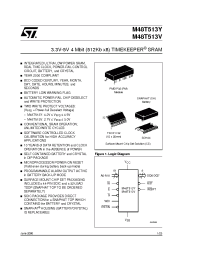Datasheet M48T513Y-70PM1 manufacturer STMicroelectronics