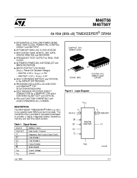 Datasheet M48T58Y-70MH1 manufacturer STMicroelectronics