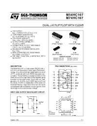 Datasheet M54HC107 manufacturer STMicroelectronics