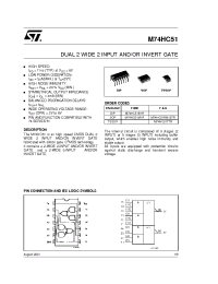 Datasheet M74HC51M1R manufacturer STMicroelectronics