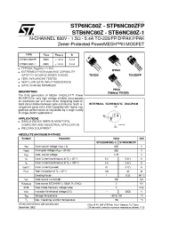 Datasheet P6NC80 manufacturer STMicroelectronics