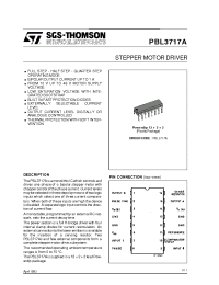 Datasheet PBL3717A manufacturer STMicroelectronics