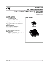 Datasheet PSD913F2-A-15B81 manufacturer STMicroelectronics