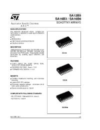 Datasheet SA12B5 manufacturer STMicroelectronics