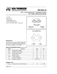 Datasheet SD1224-10 manufacturer STMicroelectronics