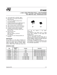 Datasheet ST485ECD manufacturer STMicroelectronics