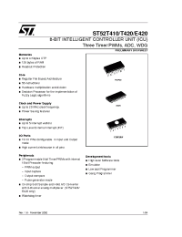 Datasheet ST52E410G1D6 manufacturer STMicroelectronics
