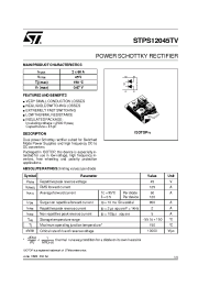 Datasheet STPS12045TV manufacturer STMicroelectronics
