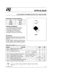 Datasheet STPS15L45CB manufacturer STMicroelectronics