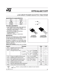 Datasheet STPS16L45CFP manufacturer STMicroelectronics