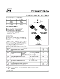 Datasheet STPS2045 manufacturer STMicroelectronics