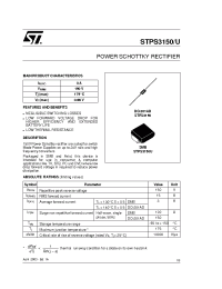 Datasheet STPS3150 manufacturer STMicroelectronics