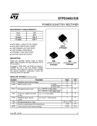 Datasheet STPS340B-TR manufacturer STMicroelectronics