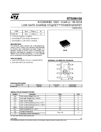Datasheet STS5N150 manufacturer STMicroelectronics