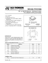 Datasheet TCC3100 manufacturer STMicroelectronics
