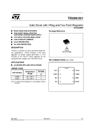 Datasheet TD220 manufacturer STMicroelectronics