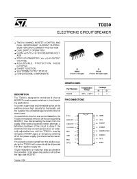 Datasheet TD230 manufacturer STMicroelectronics