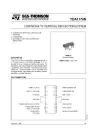 Datasheet TDA1170N manufacturer STMicroelectronics