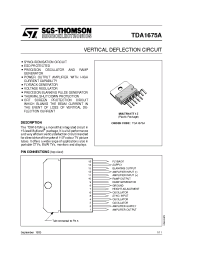 Datasheet TDA1675A manufacturer STMicroelectronics
