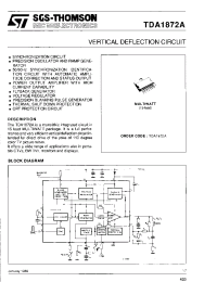Datasheet TDA1872 manufacturer STMicroelectronics