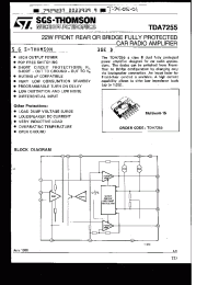 Datasheet TDA7255 manufacturer STMicroelectronics