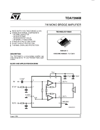 Datasheet TDA7266M manufacturer STMicroelectronics