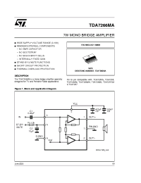 Datasheet TDA7266MA manufacturer STMicroelectronics