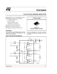 Datasheet TDA7266SA manufacturer STMicroelectronics