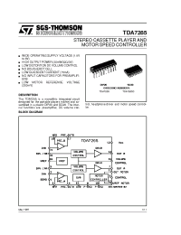 Datasheet TDA7285 manufacturer STMicroelectronics