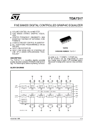 Datasheet TDA7317 manufacturer STMicroelectronics