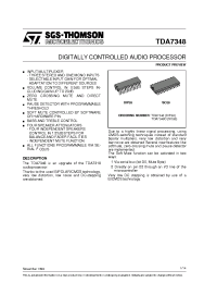 Datasheet TDA7348D manufacturer STMicroelectronics