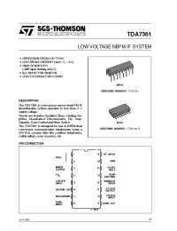 Datasheet TDA7361 manufacturer STMicroelectronics