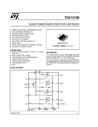 Datasheet TDA7370BV manufacturer STMicroelectronics