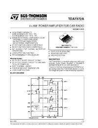 Datasheet TDA7372A manufacturer STMicroelectronics