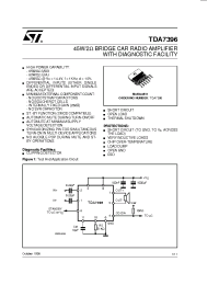 Datasheet TDA7396 manufacturer STMicroelectronics